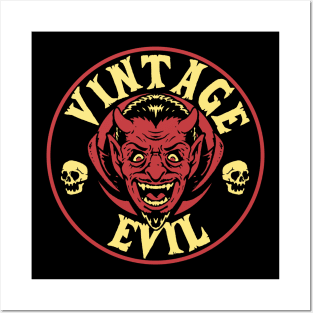 Vintage Evil Devil Posters and Art